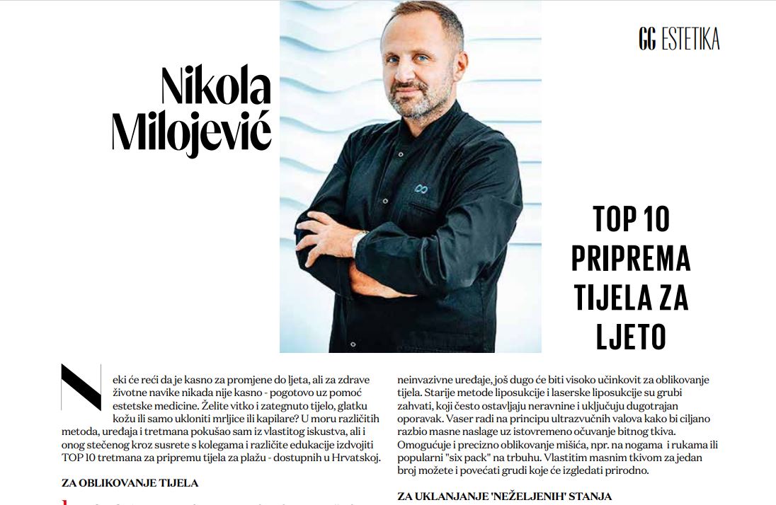 Kolumna Gloria Glam: Top 10 priprema tijela za ljeto